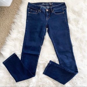 American Eagle Outfitters Skinny Stretch Jeans Dark Wash Sz 4R